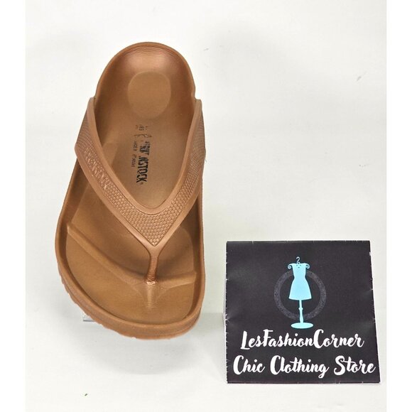Birkenstock Men's Metallic Copper Honolulu EVA Slip-On Sandals Sz 11 Wo's 13 055 - Picture 13 of 16